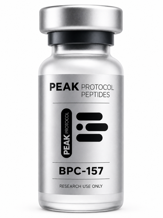 BPC 157 research use product bottle